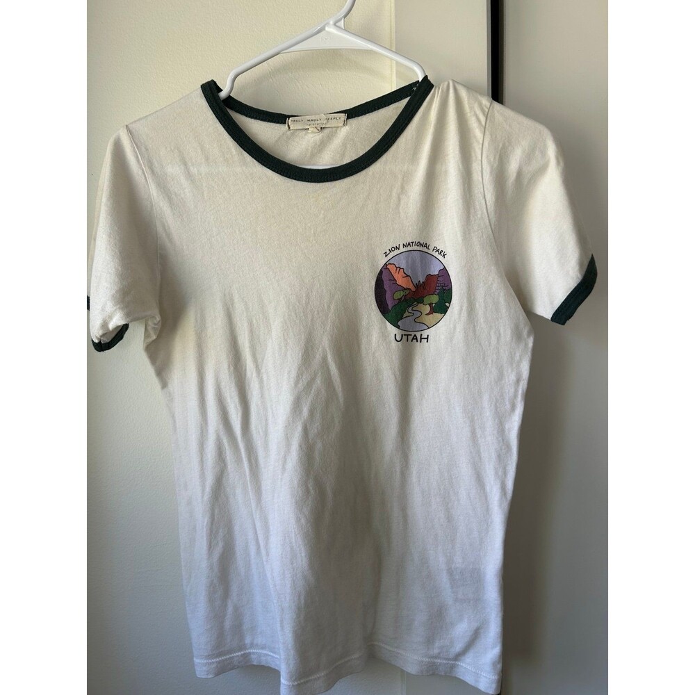 Vintage style Zion national park ringer tee from Urban Outfitters